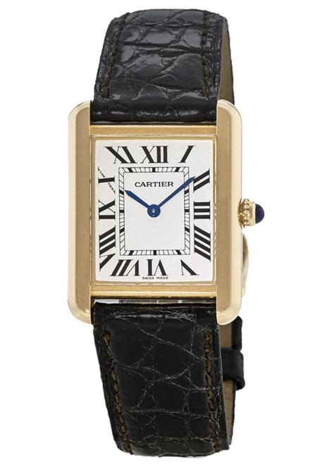 cartier womens tank watch